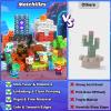 150 PCS Magnetic Blocks Toys, Build Mine Magnet World Set, Magnetic Tiles Building for Boys & Girls Age 4-8 5-7, STEM Montessori Sensory Toys for Toddlers Kids Gifts view 2