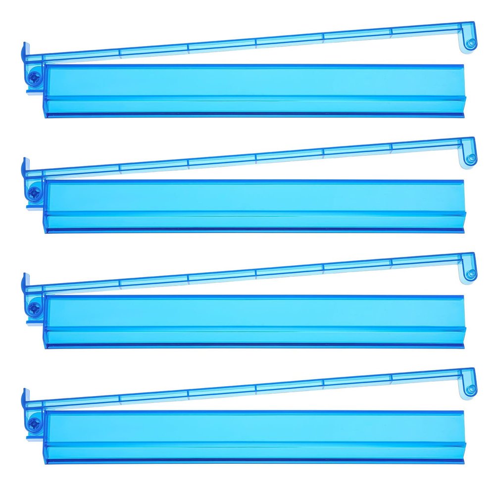CHSSIH Mahjong Racks with Pushers, All-in-One Mahjong Tile Pushers,Modern American Tile Set of 4,Mahjong Tile Rack and Pusher for Board Game Accessories Blue
