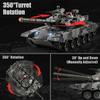 DBshoot 1/24 RC Tank, Chinese 99 Remote Control Tank & 330Turret Rotation. 2.4Ghz Army Model Toys for Kids, Infrared Battle Toy with Smoke, LED Lights and Sound Effect Gift for Boys view 2