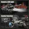 DBshoot 1/24 RC Tank, Chinese 99 Remote Control Tank & 330Turret Rotation. 2.4Ghz Army Model Toys for Kids, Infrared Battle Toy with Smoke, LED Lights and Sound Effect Gift for Boys view 3