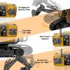 kolegend 3 in 1 Remote Control Excavator Toy 14 Channel RC Excavator Toy for Boys 3-12 with Bucket/Claw/Drill 2.4GHz Full Functional Construction Vehicles Toys Gift for 6 7 8 9 10 Years Old Kids Boys view 3