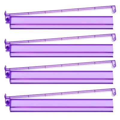 CHSSIH Mahjong Racks with Pushers, All-in-One Mahjong Tile Pushers,Modern American Tile Set of 4,Mahjong Tile Rack and Pusher for Board Game Accessories Purple