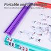 CHSSIH Mahjong Racks with Pushers, All-in-One Mahjong Tile Pushers,Modern American Tile Set of 4,Mahjong Tile Rack and Pusher for Board Game Accessories Purple view 2