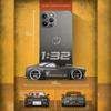 1/32 Mini RC Drift Car, 2.4G 4WD Remote Control Drift Car with Two-Speed LED Light, 4 Adjustable Wheelbase Options, RC Vehicles for Adults(RTR Version) view 4