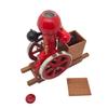 URFunModel Ball Top Hit and Miss Engine Model with Ignition System Wooden Stand, Water-Cooled Single-Cylinder 4-Stroke Mini Engine That Runs, Mechanical Metal Engine Set Gift -RTR view 2