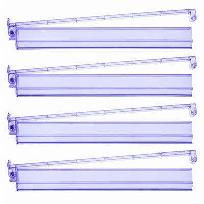 CHSSIH Mahjong Racks with Pushers, All-in-One Mahjong Tile Pushers,Modern American Tile Set of 4,Mahjong Tile Rack and Pusher for Board Game Accessories Light Purple