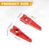 MECCANIXITY Aluminum Alloy 1 inch 25T Steering Servo Arm Horn Red for Car/Boat/Airplane Boat Accessories Pack of 3 view 2