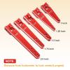 MECCANIXITY Aluminum Alloy 1 inch 25T Steering Servo Arm Horn Red for Car/Boat/Airplane Boat Accessories Pack of 3 view 4
