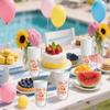 12Pcs Aloha Summer Plastic Cups Tropical Beach Pool Party Drinkware 16oz Drinking Cups for Aloha Summer Birthday Bachelorette Party view 4