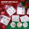 Arrowbash 30 Pack Color Your Own Christmas Jigsaw Puzzles for Kids Stackable Crayons Gift Bag DIY Religious Christmas Craft Paper Puzzle to Draw on view 3