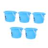 Abaodam 5Pcs Portable Sand Buckets Small Beach for Lightweight Material for Garden Sandbox and Outdoor Play view 1