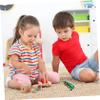 VICASKY 8pcs Wind Up Frog for Educational Clockwork Cartoon Model Playthings Retro Tinplate Frogs for Imagination Development and Room Decoration view 3