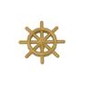 Gobricks GDS-90008 Boat Nautical Rudder, Pearl Gold, 10 pcs Brick Parts view 1