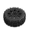 4PCS 1/8 RC Buggy Wheels & Tires Compatible with Arrma 1/8 Typhon 6S 17mm Wheel Hex Pre-glued for Arrma Typhon 6S 3S RC Off Road Car-Typhon-B-White view 4