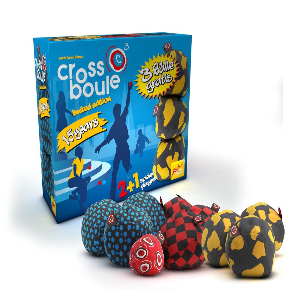 Zoch 601105235 Crossboule c Special Edition 15 years the ultimate boule fun with flexible balls for indoor and outdoor use, from 6 years