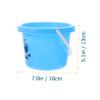 BESPORTBLE 5Pcs Sand Buckets Blue Beach for Boys and Sand Playing Tools for Backyard Garden and Outdoor Fun Promotes Hand Coordination and Imaginative Play view 2
