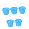 Beaupretty 5Pcs Sand Buckets for Portable Pails for Beach and Backyard and Break Resistant Sand Holders to Enhance Coordination and Hands Skills view 1