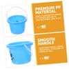 Beaupretty 5Pcs Sand Buckets for Portable Pails for Beach and Backyard and Break Resistant Sand Holders to Enhance Coordination and Hands Skills view 3