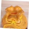 Abaodam Resin Lucky Bag Piggy Bank Coin Jar Sturdy Chinese Year Money Container Saving Pot Decorative Feng Shui Money Bag view 2