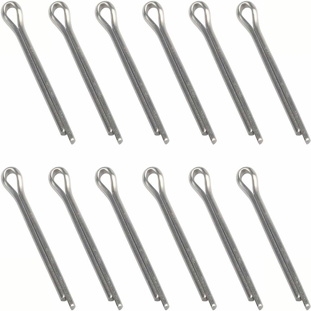 (Pack of 12) 18-3735-9 Marine Propeller Cotter Pins Compatible with Suzuki Yamaha Johnson Evinrude 91401-40025-00 5030087 09204-03001