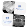 SKISUNO Portable Poker Chip Case with Compartment Storage Holder Transparent Multi Use Card and Chip Organizer for Scratch Resistant Carrying Box for Easy Loading and Unloading view 3