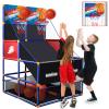 Arcade Basketball Game Set for Kids 2 Players Competition, Boy Toys Basketball Hoop with 5 Balls for 3-12 Years Old, Adjustable Height w/Pump&Storage Net for Kids Indoor Outdoor Play view 1
