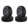 4PCS 1/8 RC Buggy Wheels & Tires Compatible with Arrma 1/8 Typhon 6S 17mm Wheel Hex Pre-glued for Arrma Typhon 6S 3S RC Off Road Car-Typhon-A-Black view 1