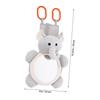 Beaupretty Shatterproof Cartoon Car Mirror Acrylic Rearview Safety Mirror for Easy Install Rear Seat View Accessory view 2