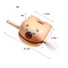 BooGaeio Wooden Fish Drum Percussion Instrument Set with Mallet - Creative Musical Decor, Drowsy view 3