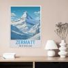 Jigsaw Puzzle 1000 Pieces for AdultsZermatt SwitzerlandTeens Boys Girls Puzzles Difficult Thick Sturdy Pieces Challenging Puzzle for Party Games50x70cm-FL29 view 2