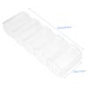 Abaodam Portable Poker Chip Case with Large Capacity and Compartments Transparent Poker Cards Holder and Chip Storage Box Convenient Carrying and Organization for Games view 2