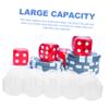 Abaodam Portable Poker Chip Case with Large Capacity and Compartments Transparent Poker Cards Holder and Chip Storage Box Convenient Carrying and Organization for Games view 4