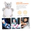 Abaodam Shatterproof Cartoon Car Mirror for Safety Acrylic Rearview Easy Install and Remove Adorable Animal Design for Fun and Secure Travel view 3