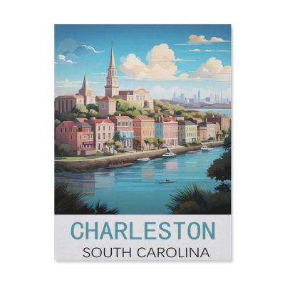 Paper Jigsaw Puzzle 1000 PiecesCharleston South CarolinaAdult Children Toys Decompression Game50x70cm-FJ61