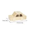 Abaodam 3pcs Wooden Piggy Banks DIY for Unfinished Blank Car Shaped Coin Change Containers Creative Hand Painting Craft for Childrens Savings and Home Decoration view 2
