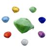 9 Master Emerald Plush Toy Set with 7 Chaos Emeralds (2.5 Gems Inside)  Soft Stuffed Collectors Display  Gamer Gift for Fans  Green, Red, Blue, Yellow, Purple, Cyan & Gray view 1
