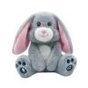 YH YUHUNG Easter Bunny Interactive Talking Plush Toy, Voice Repeat & Record, 10 Songs with Flapping Ears, Volume Control, Animated Stuffed Rabbit Easter Basket Gift for Toddlers Kids, Soft Gray view 1