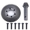 RC Car Parts Compatible with Axial SCX6 for Wrangler 1/6 RC Crawler Car Model Upgrade Parts Steel 12T 43T Axle Gear view 1