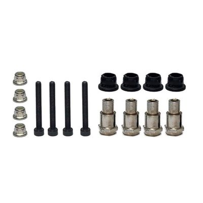 4pcs Shock Absorber 120mm Front 140mm Rear Metal Shock Absorber Suspension for HPI Trophy Flux 107016 RC Racing Car 1/8 Truggy ZD Racing(Screws Sets)