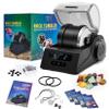 Rock Tumbler Kit Adults - Rock Polisher Tumbler with Noise Reduction Cover, Speed&Timer Control, Includes 4 Polishing Grits, Rough Gemstones, Learning Guide etc.Black view 1