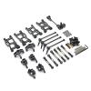 RC Pull Rod For LC LC12B1 Emb-1H-dth-mth 1/14 Metal For Swing Arm Steering Cup Steering Group Connecting Rod9 Piece Set RC Car Parts Replacement Use(Black) view 1