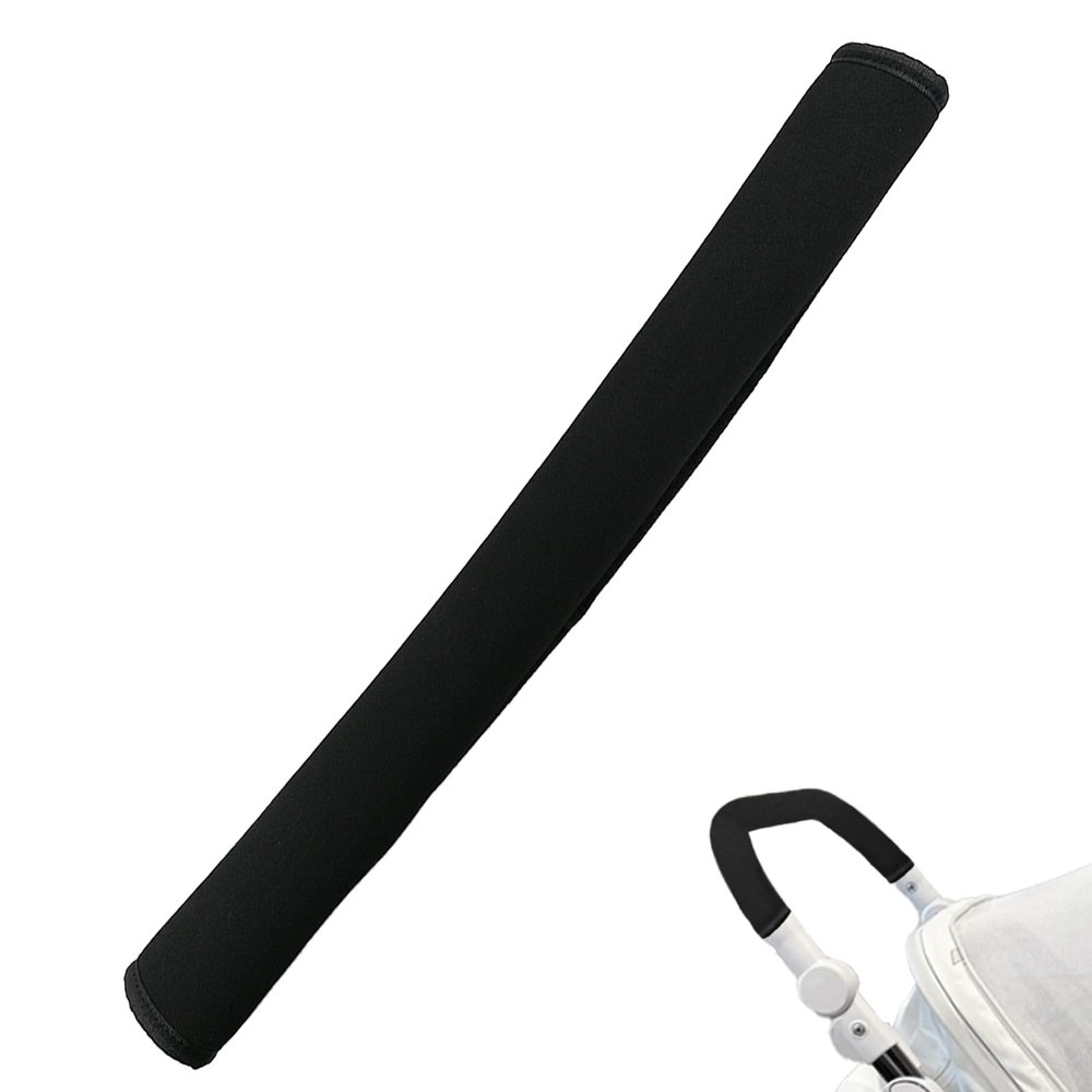 18.7 * 1.37 * 1.37inches Stroller Handlebar Cover,Pushchair Armrest Handle Protector Cover Replacement Toddler Pram Bumper Dustproof Handle Gloves,Removable Universal Protective Case Grip Bar Covers