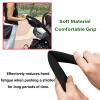 18.7 * 1.37 * 1.37inches Stroller Handlebar Cover,Pushchair Armrest Handle Protector Cover Replacement Toddler Pram Bumper Dustproof Handle Gloves,Removable Universal Protective Case Grip Bar Covers view 4