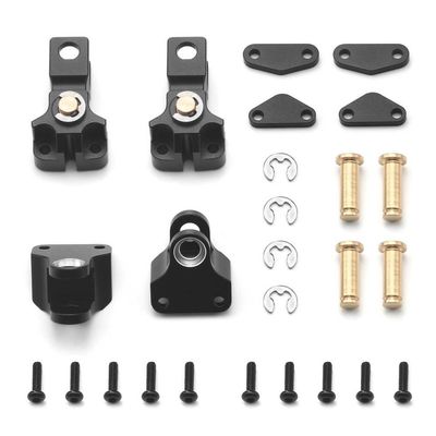 RC Trailer Model Car Upgrade Parts Steel Shock Absorber Suspension Leaf Spring Set with Lifting Lugs Compatible with 1 14 Scale Vehicles(C)