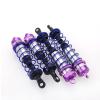 4pcs Shock Absorber 120mm Front 140mm Rear Metal Shock Absorber Suspension for HPI Trophy Flux 107016 RC Racing Car 1/8 Truggy ZD Racing(4pcs Purple Combo) view 1