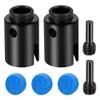 2Pcs Steel Differential Drive Cup Compatible with 1 10 Scale RC Car Models GT4-Tec 2 0 Upgrade Replacement Parts view 1