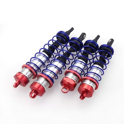 4pcs Shock Absorber 120mm Front 140mm Rear Metal Shock Absorber Suspension for HPI Trophy Flux 107016 RC Racing Car 1/8 Truggy ZD Racing(4pcs Red Combo)