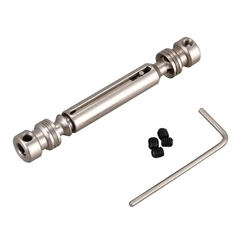 Compatible with Wltoys 12428 12423 12427 12429 FY01 FY02 FY03 FY04 Q39 Q46 1/12 RC Car Upgrade Parts Stainless Steel Rear Drive Shaft RC Car Part Accessories