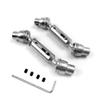2pcs Metal Drive Shaft Compatible with RC Car Models C14 C24 C34 MN D91 D96 D99 D99S MN90 MN98 MN99S Replacement Parts Accessories(Silver) view 1