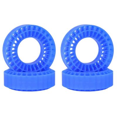 tctrbvv RC Car Parts for TRX4M for SCX24 for Fcx24 Ax24 Enduro24 1/18 1/24 1.0 Tires Silicone Rubber Lnsert Foam for Fit 55 * 20mm Rc Crawler Car Upgrade Part(Blue)